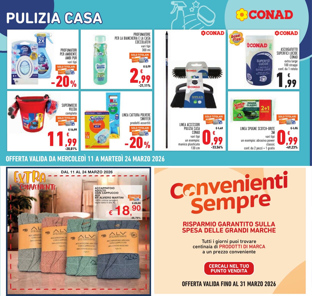 Volantino Conad 11.03.2026 - 24.03.2026