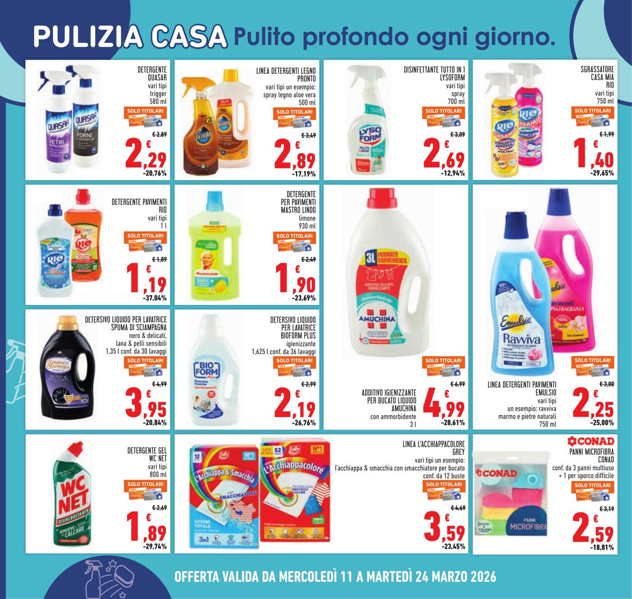 Volantino Conad 11.03.2026 - 24.03.2026