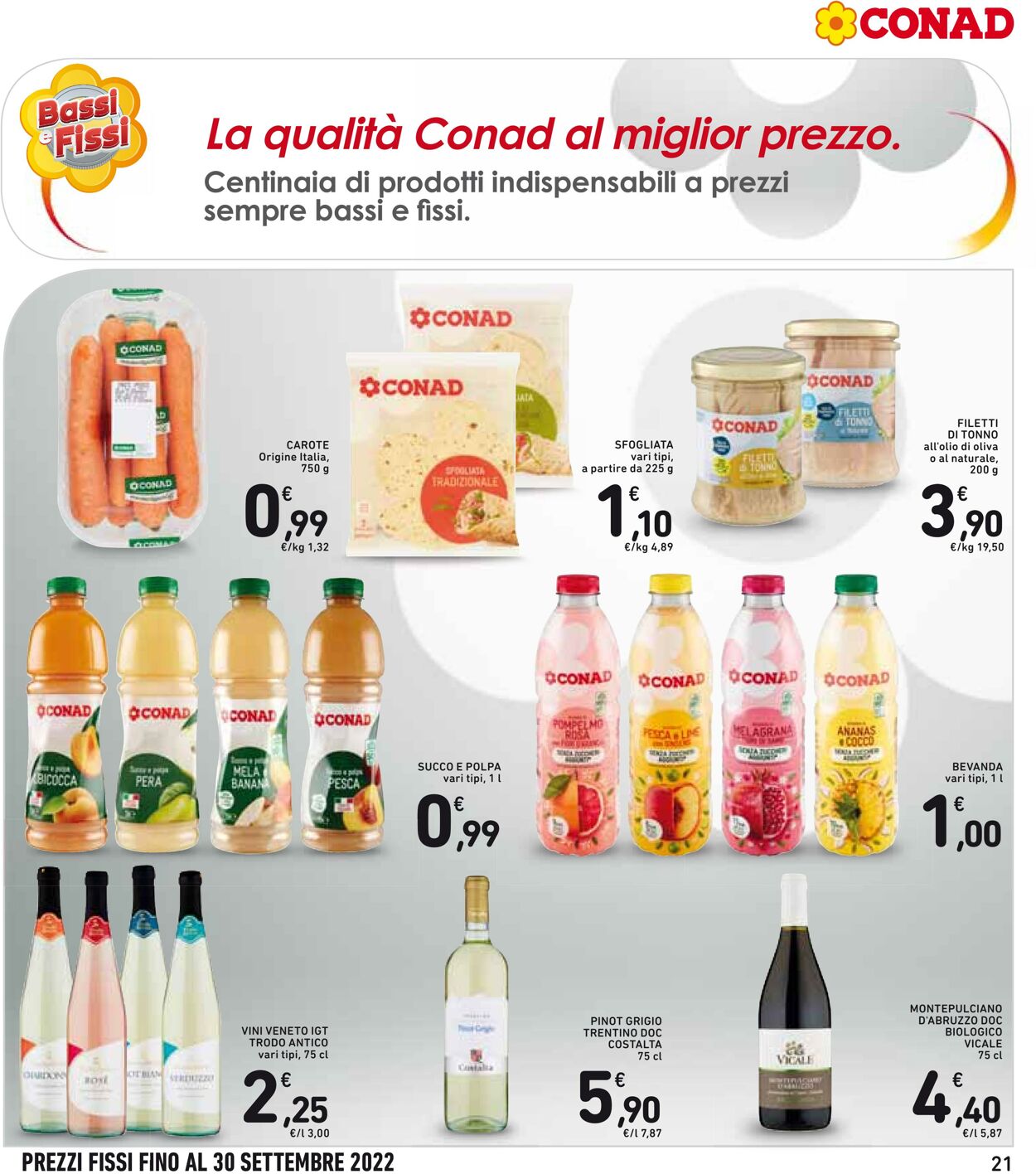 Volantino Conad 02.09.2022 - 11.09.2022