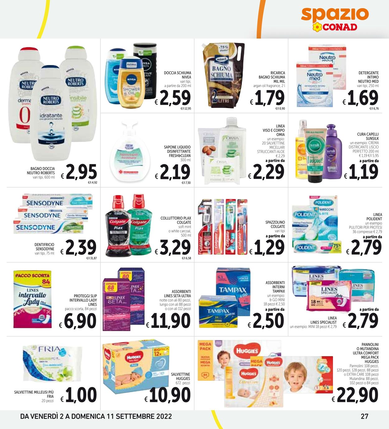 Volantino Conad 02.09.2022 - 11.09.2022