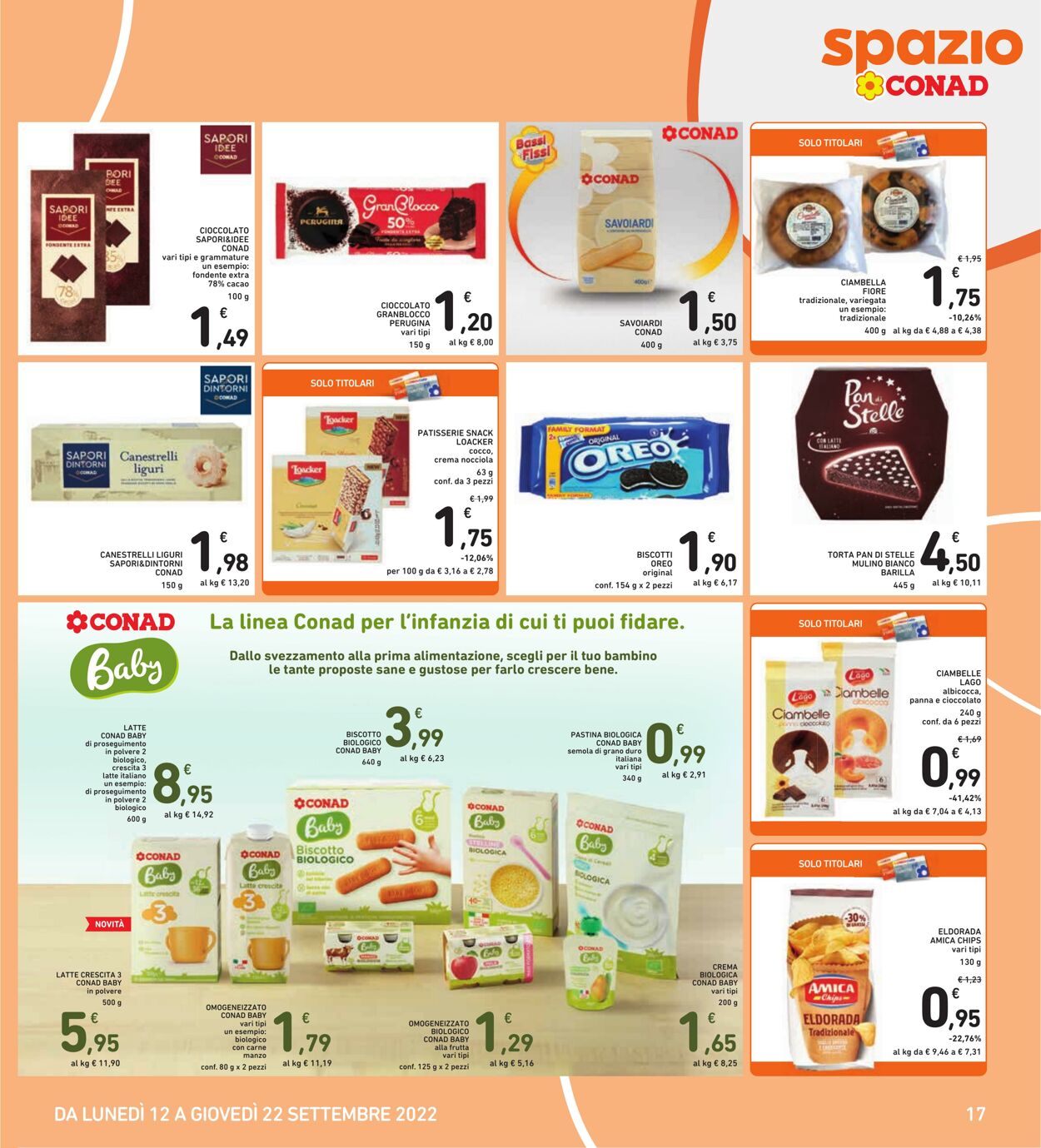 Volantino Conad 12.09.2022 - 22.09.2022