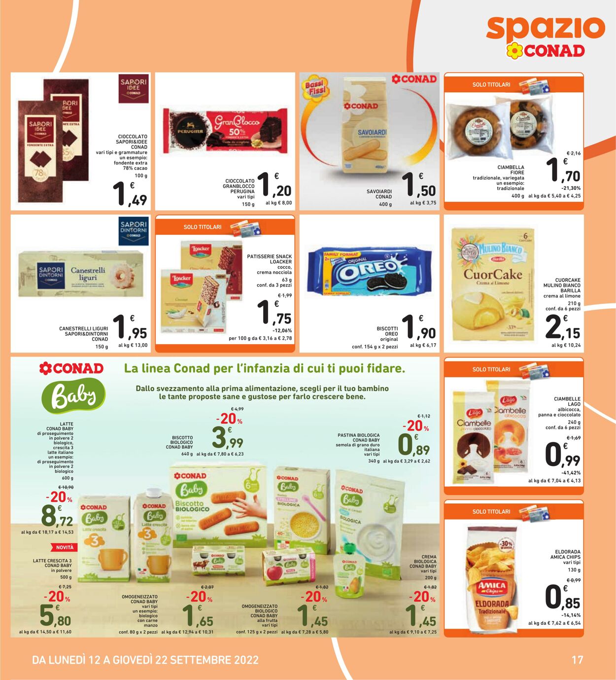 Volantino Conad 12.09.2022 - 22.09.2022