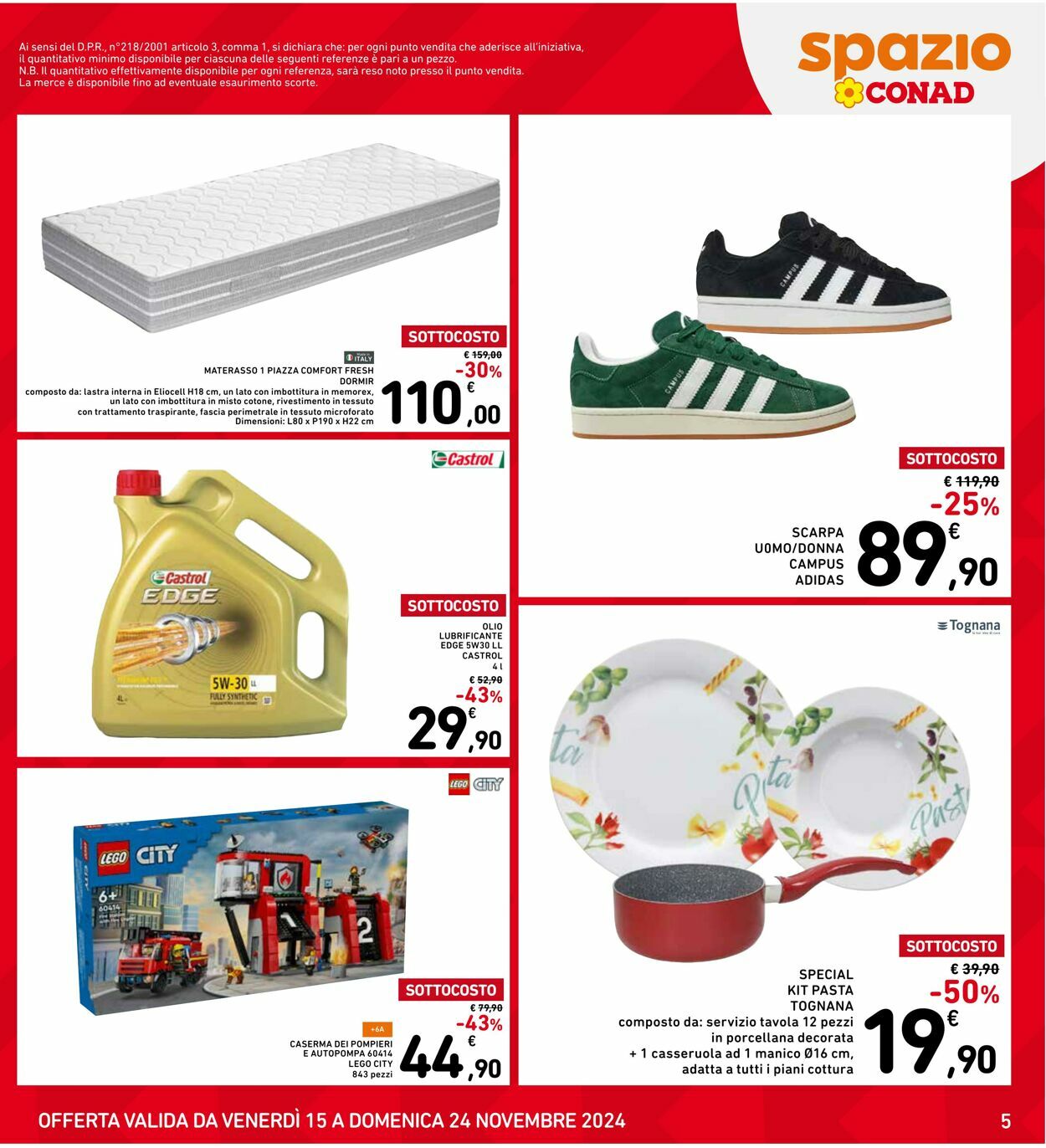 Volantino Conad 15.11.2024 - 24.11.2024