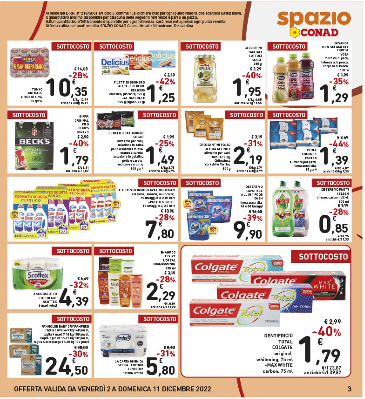 Volantino Conad 02.12.2022 - 11.12.2022