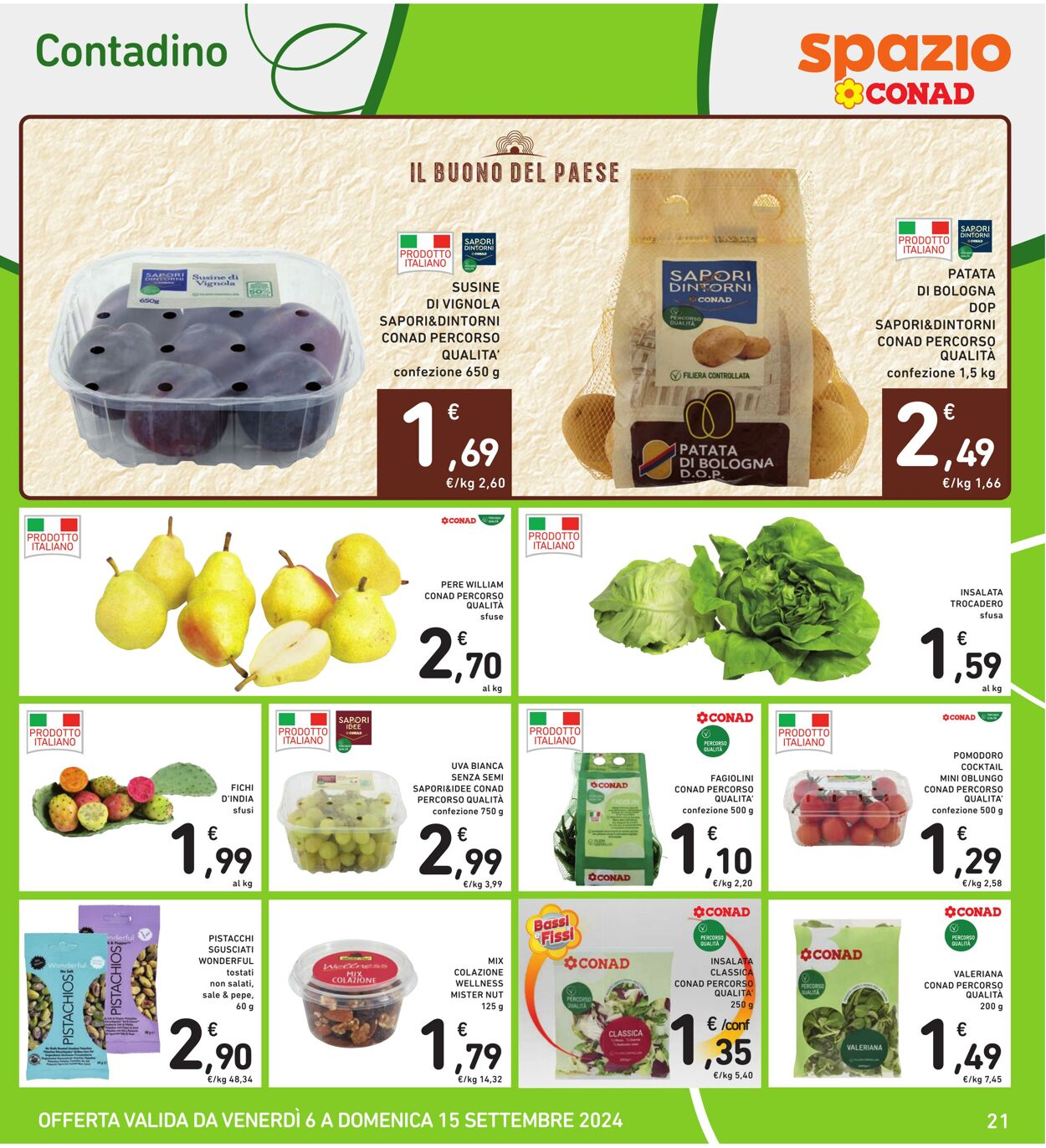 Volantino Conad 06.08.2024 - 15.09.2024