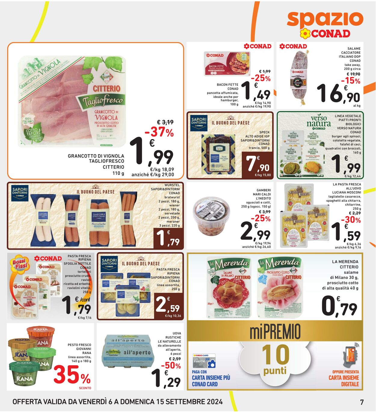 Volantino Conad 06.08.2024 - 15.09.2024