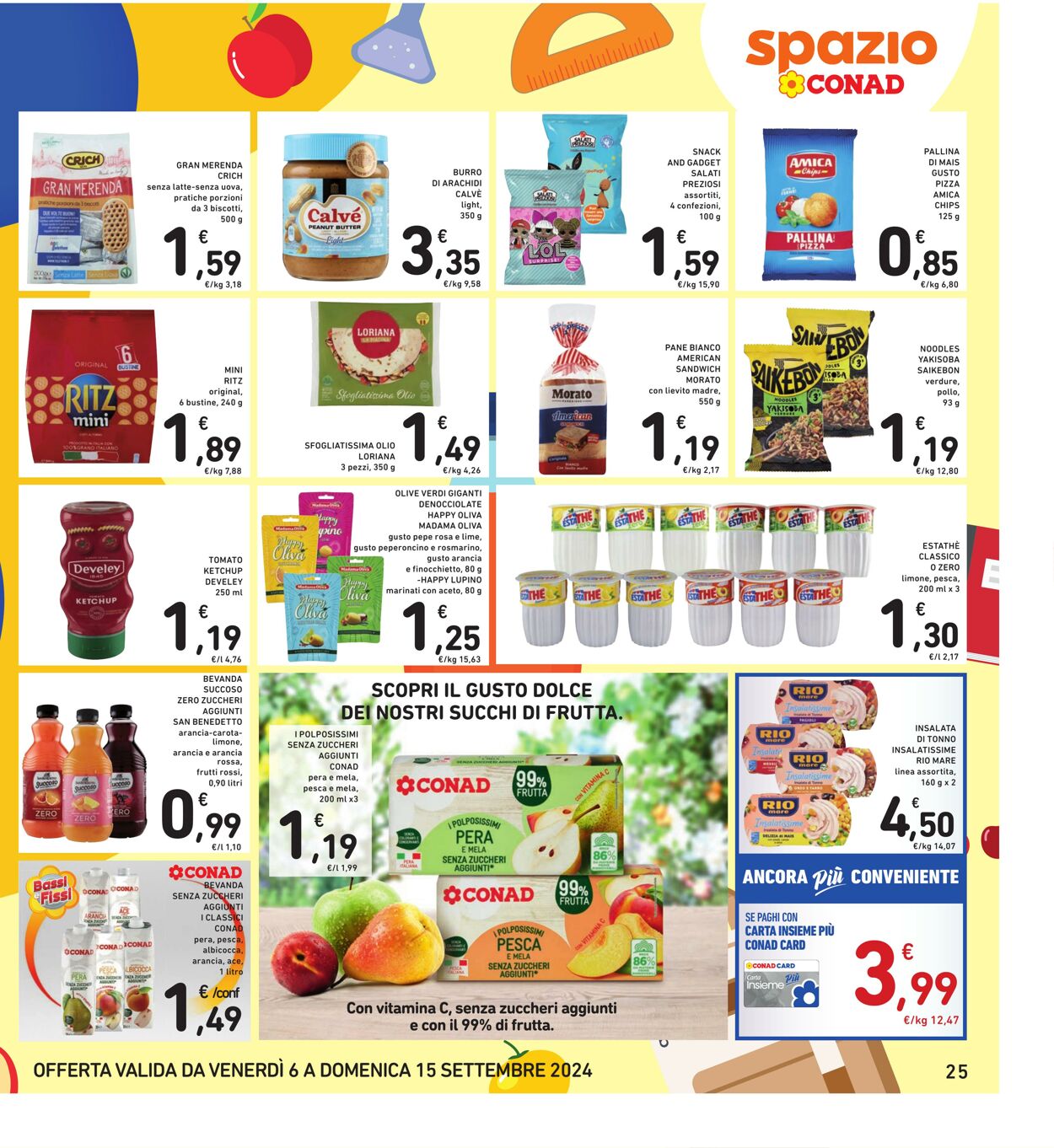 Volantino Conad 06.08.2024 - 15.09.2024