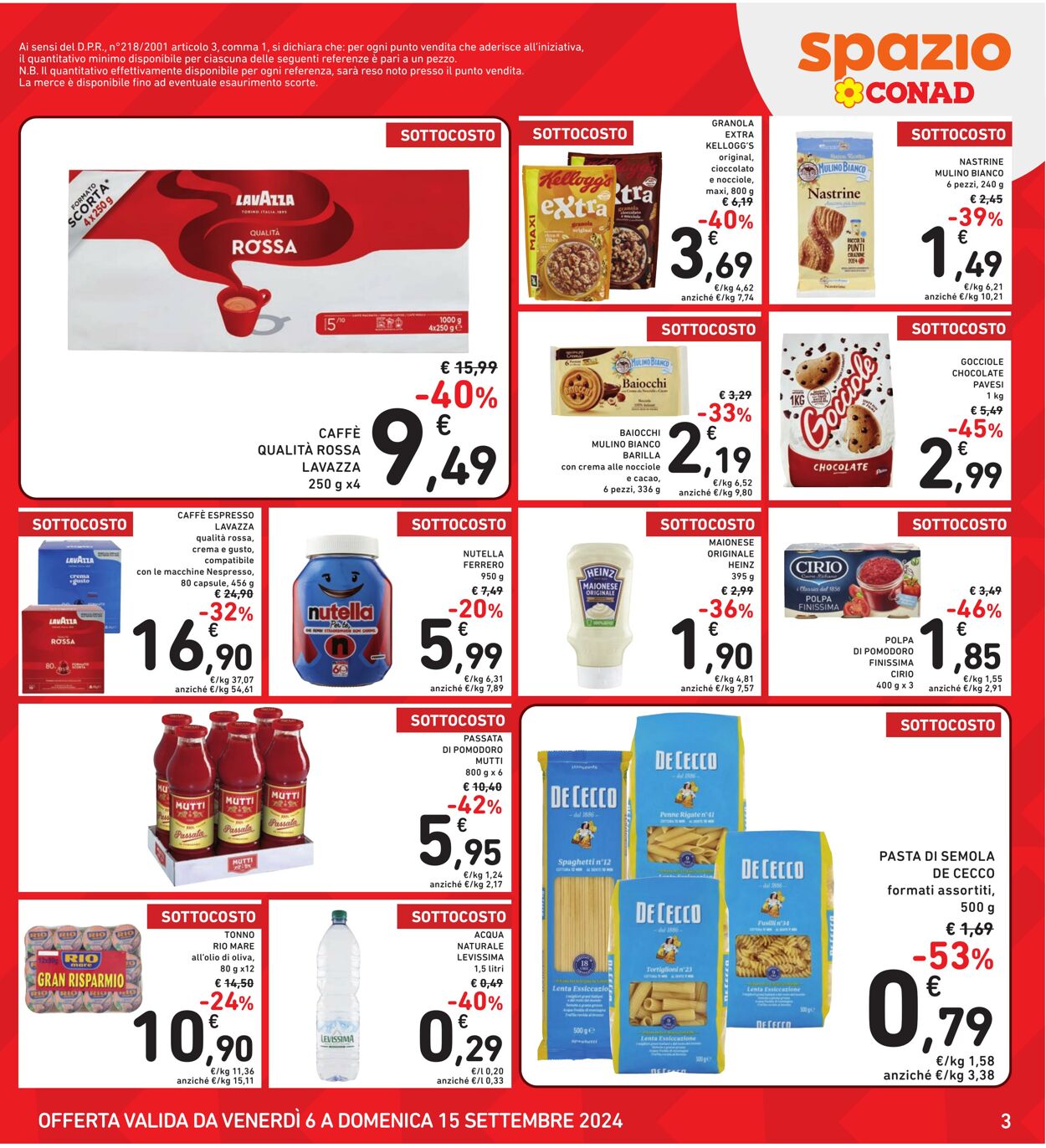 Volantino Conad 06.08.2024 - 15.09.2024