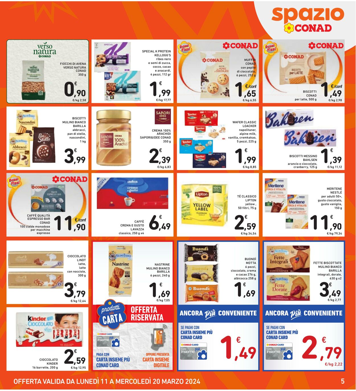 Volantino Conad 11.03.2024 - 20.03.2024