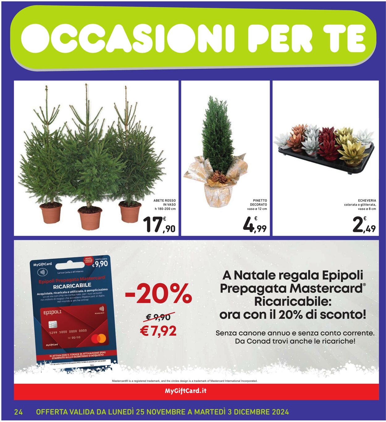 Volantino Conad 25.11.2024 - 03.12.2024