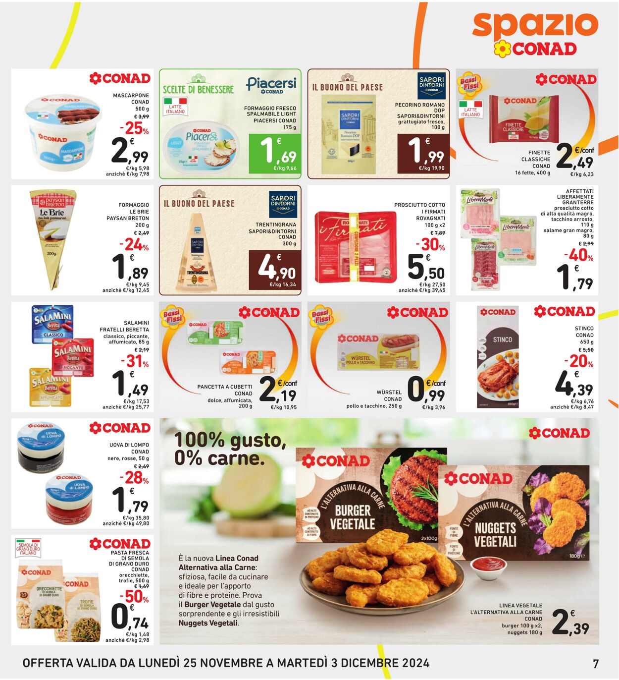 Volantino Conad 25.11.2024 - 03.12.2024