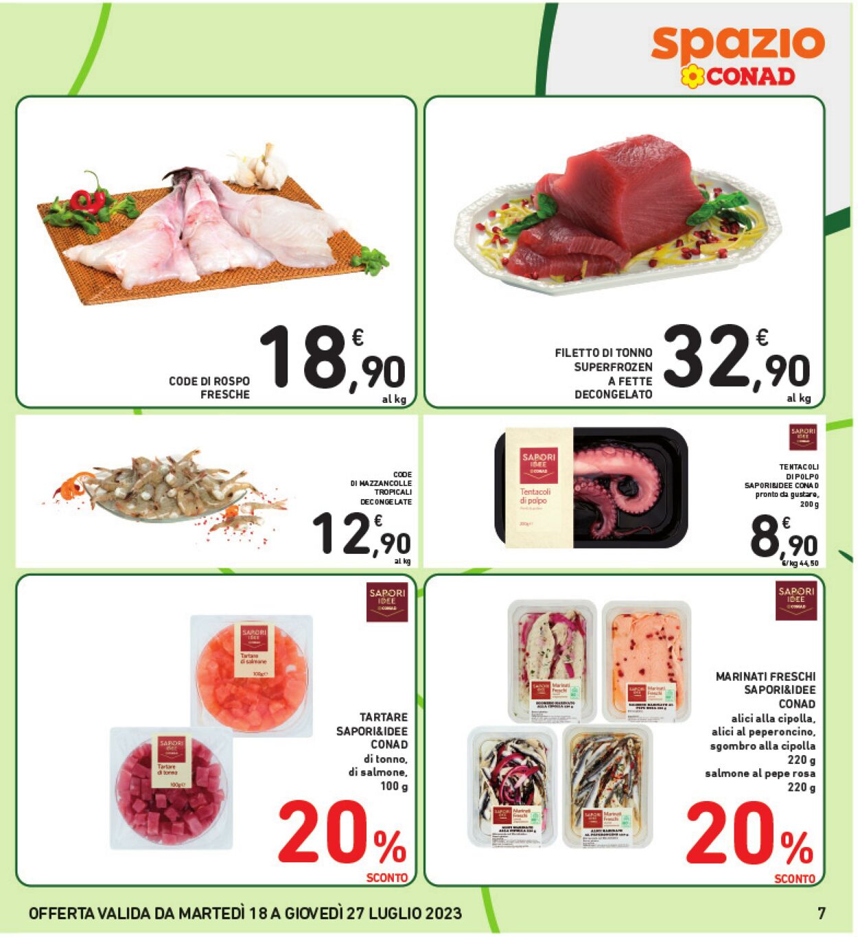 Volantino Conad 18.07.2023 - 27.07.2023