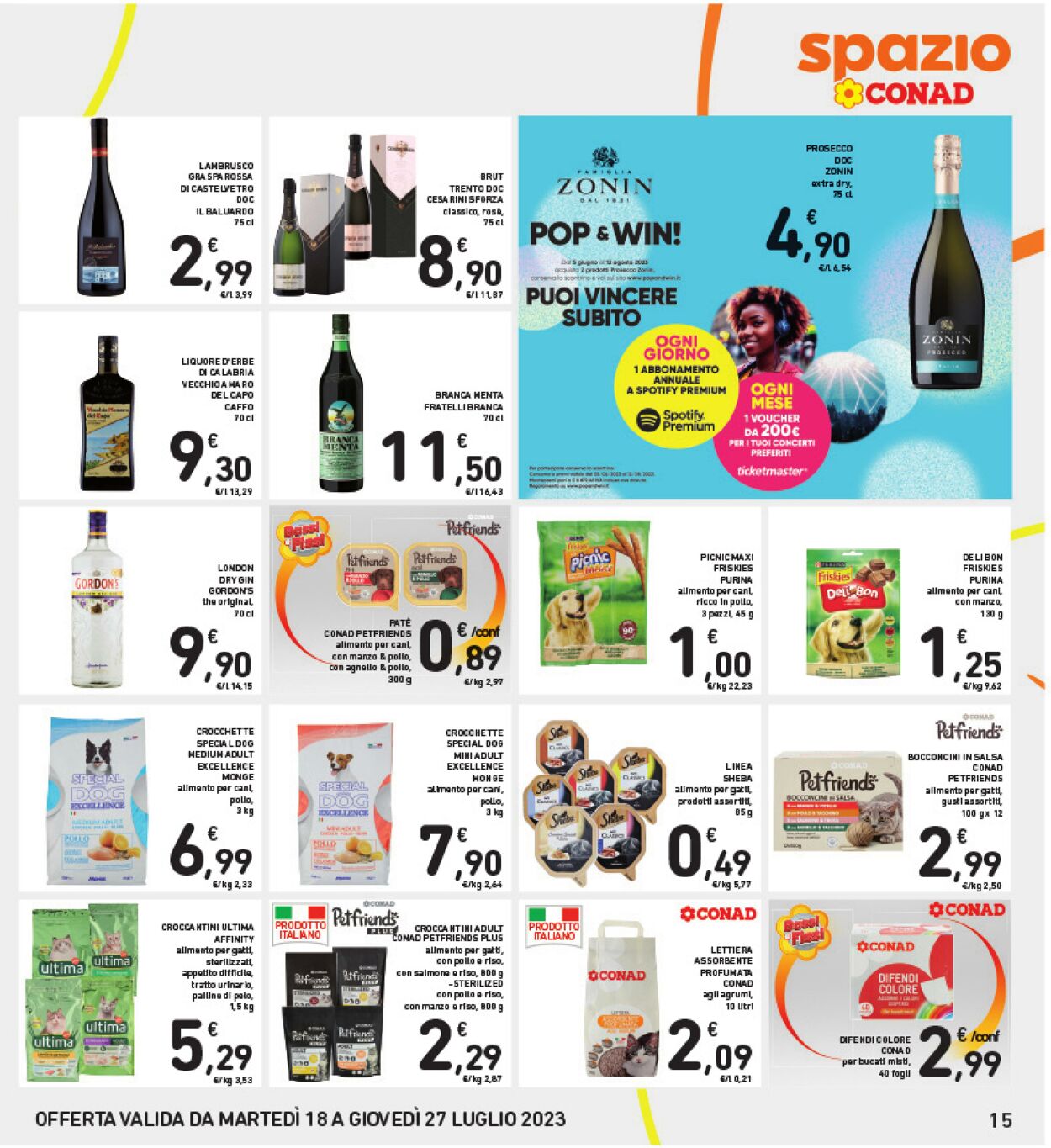 Volantino Conad 18.07.2023 - 27.07.2023