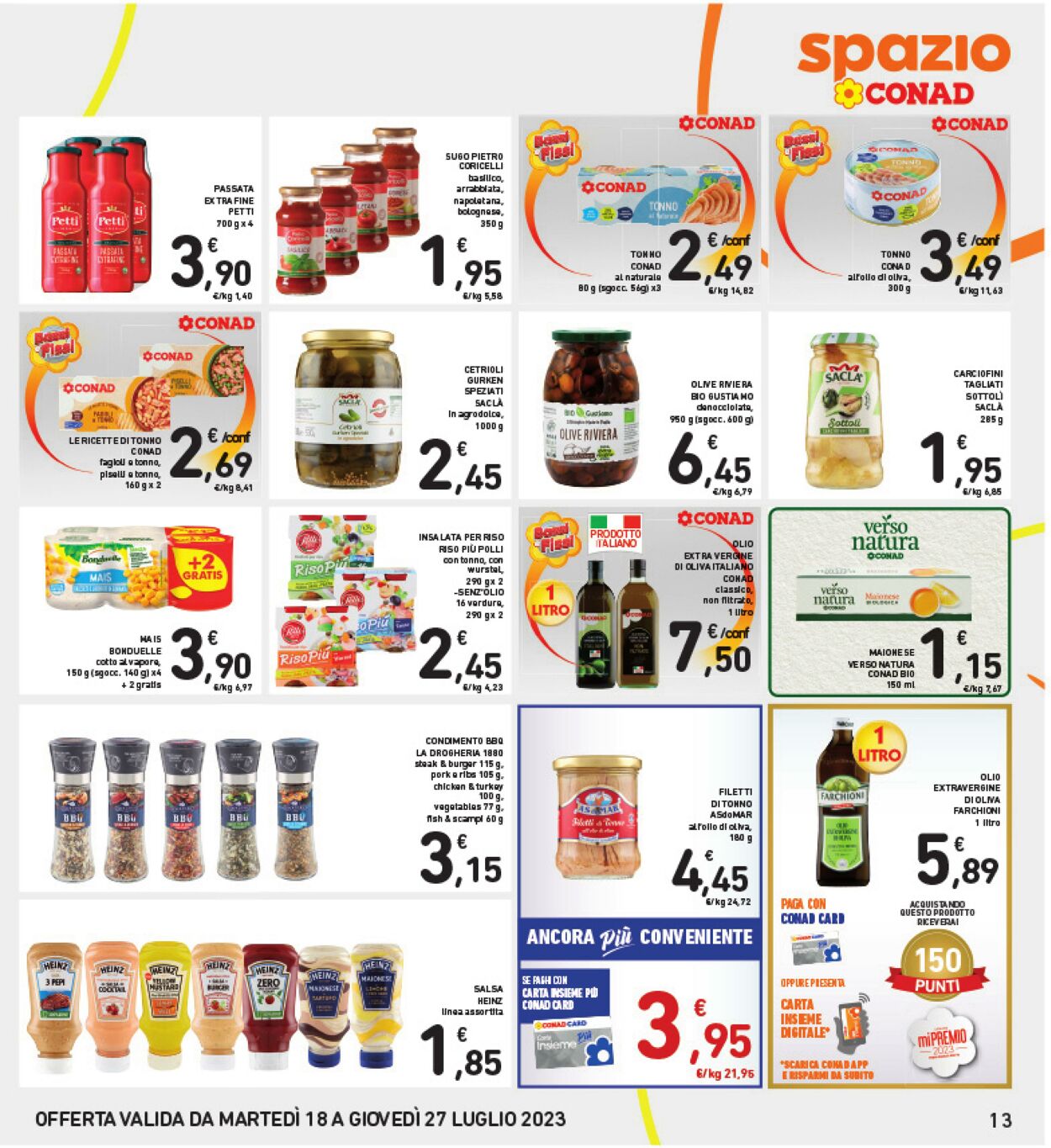 Volantino Conad 18.07.2023 - 27.07.2023