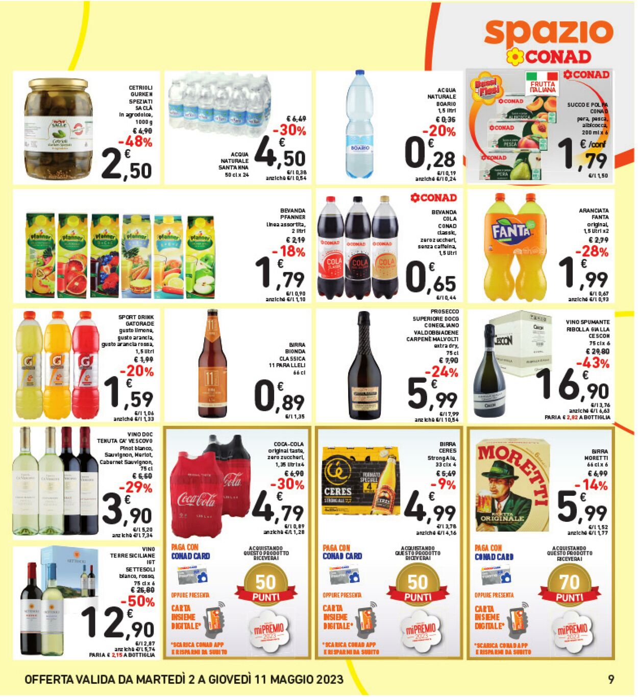 Volantino Conad 02.04.2023 - 11.05.2023