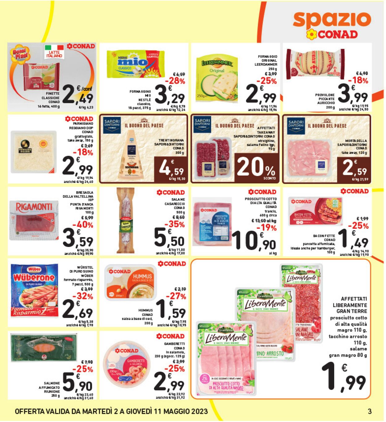 Volantino Conad 02.04.2023 - 11.05.2023