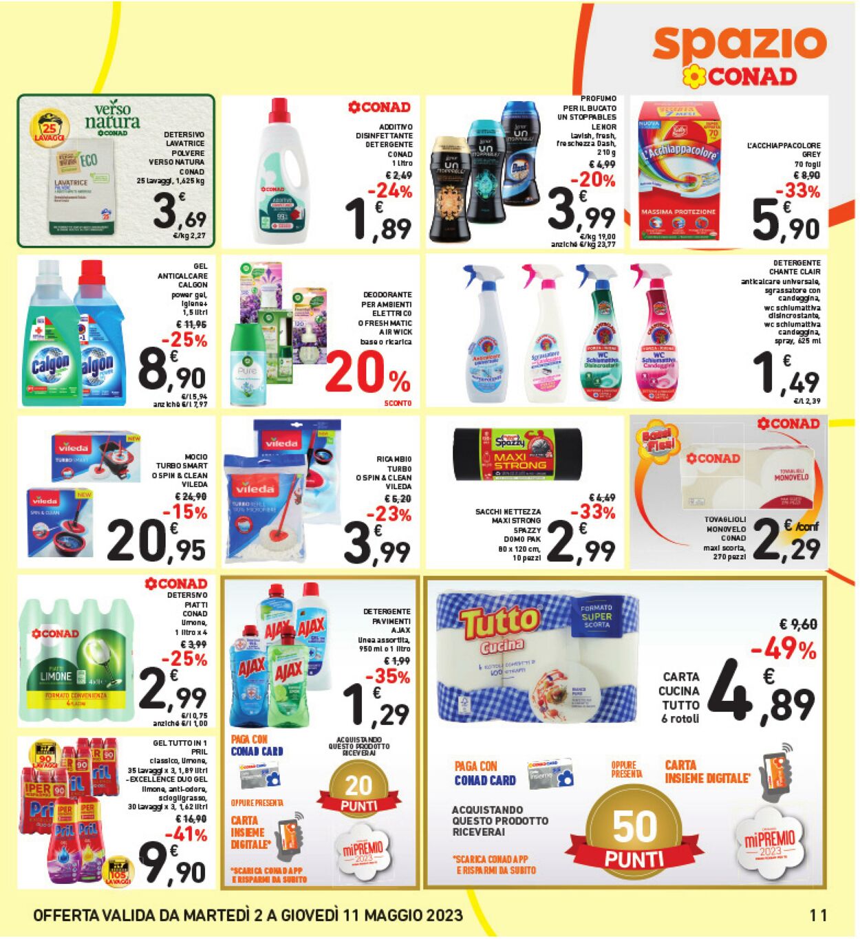 Volantino Conad 02.04.2023 - 11.05.2023