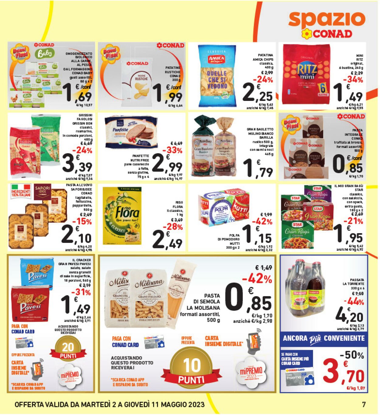 Volantino Conad 02.04.2023 - 11.05.2023