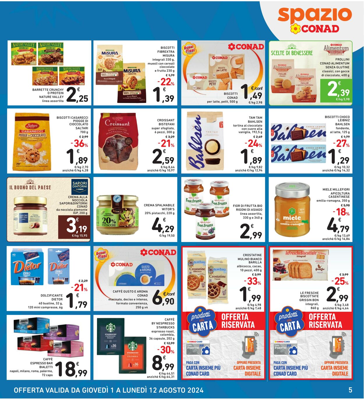 Volantino Conad 01.07.2024 - 12.08.2024