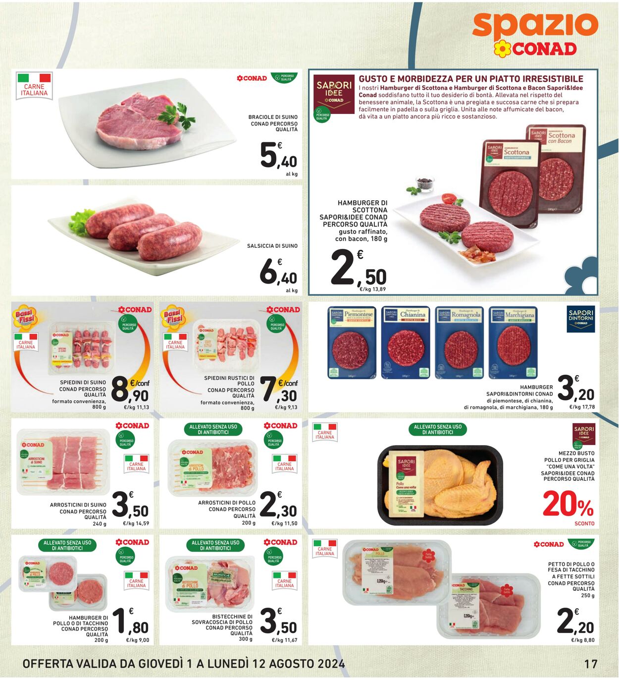 Volantino Conad 01.07.2024 - 12.08.2024