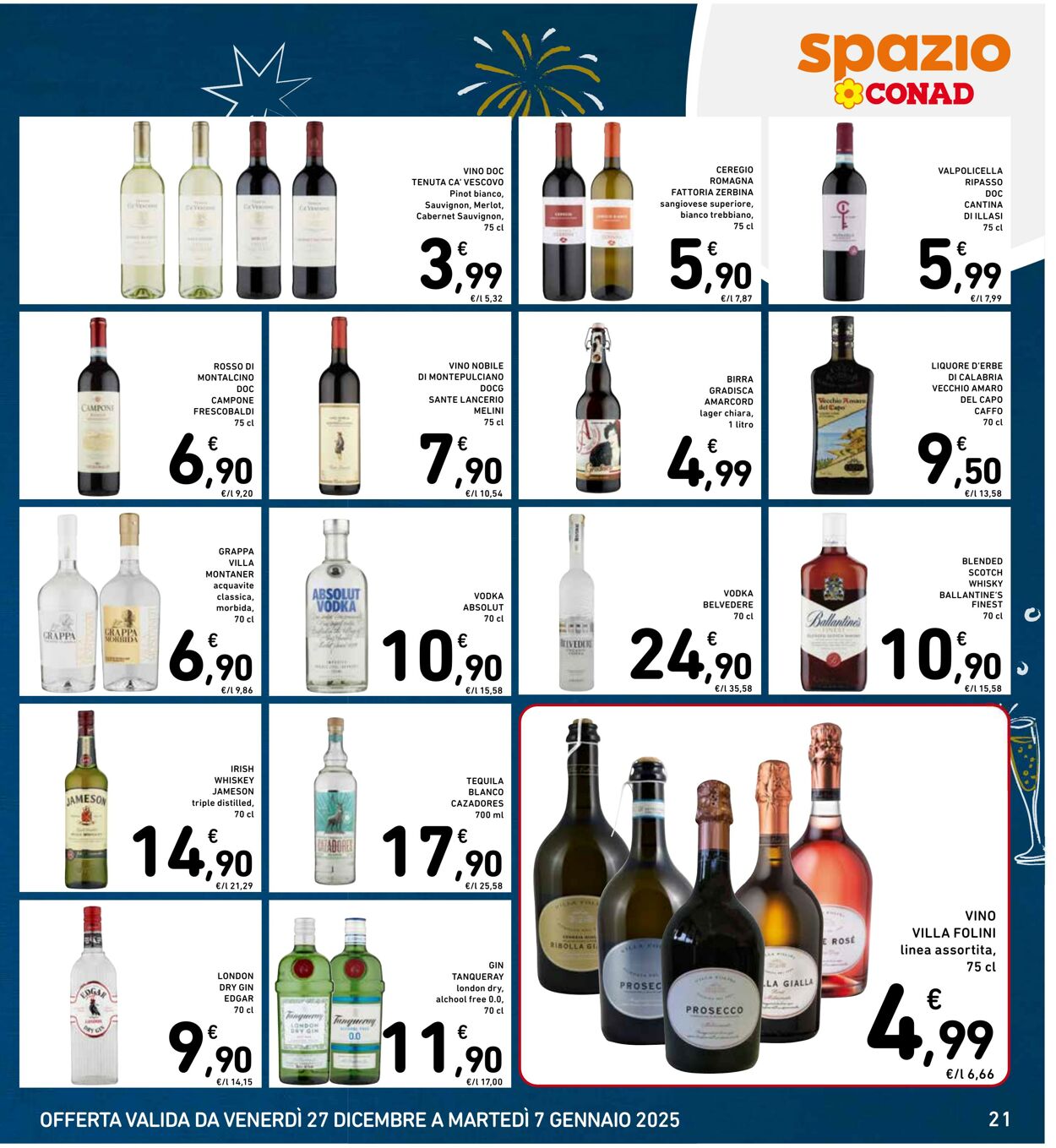 Volantino Conad 27.12.2024 - 07.01.2025