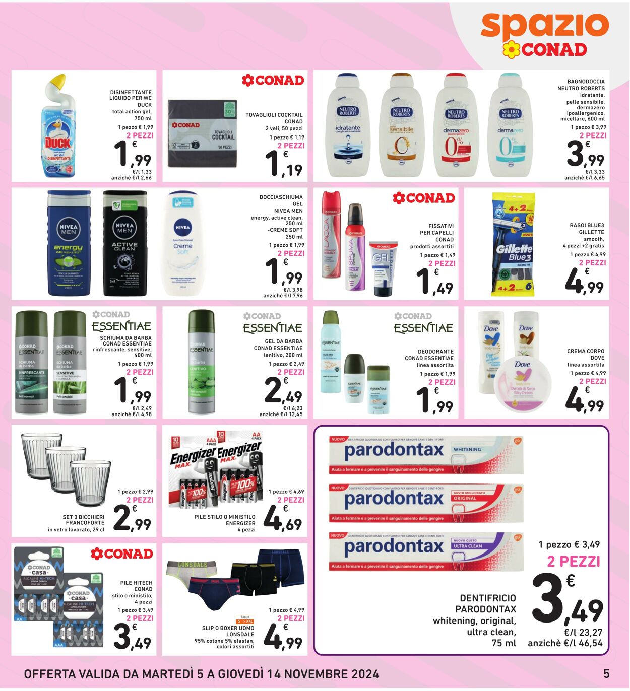 Volantino Conad 05.10.2024 - 14.11.2024