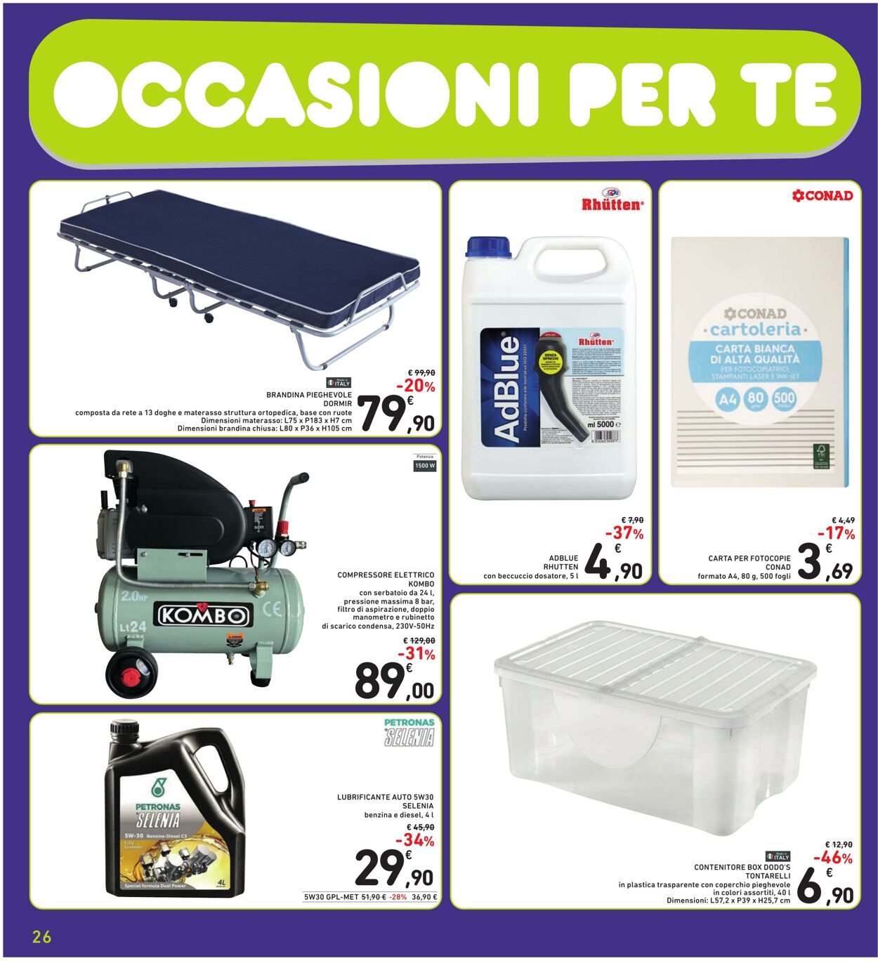 Volantino Conad 05.10.2024 - 14.11.2024