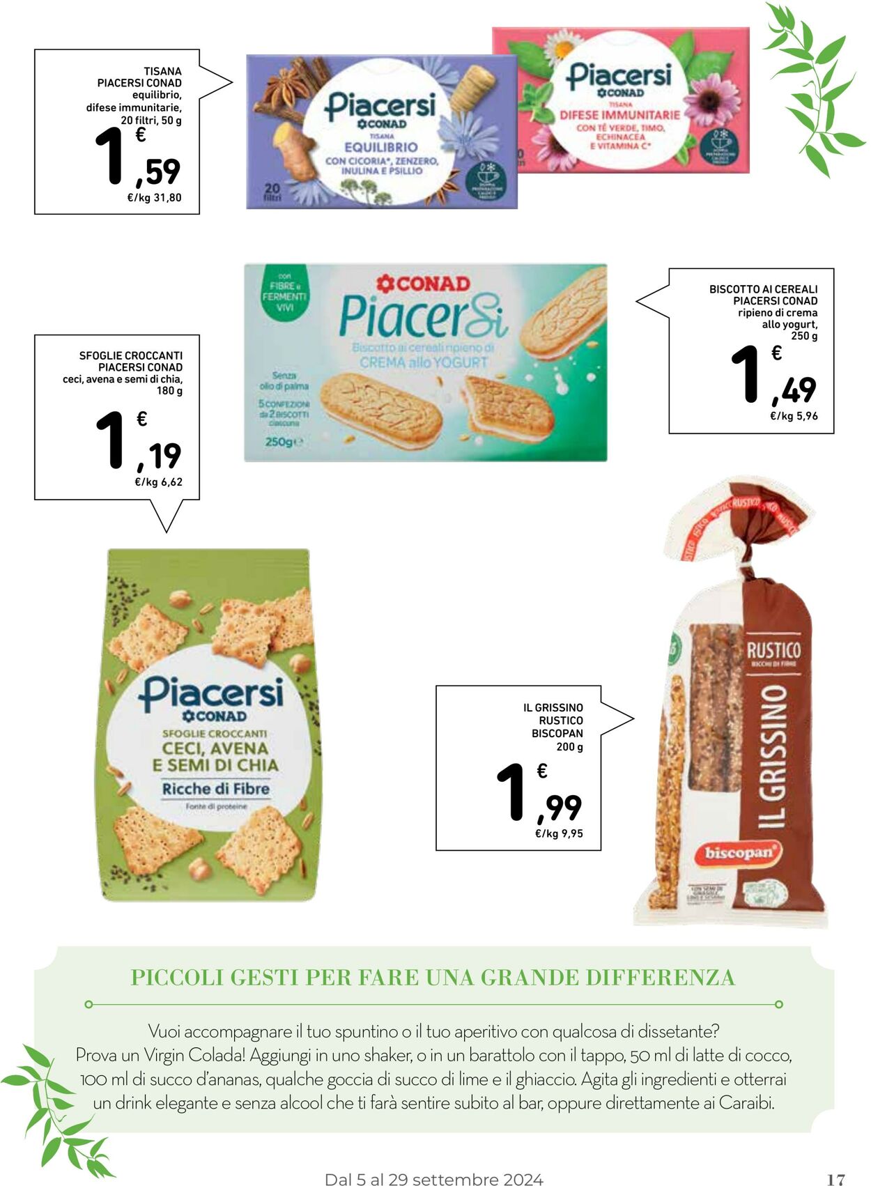 Volantino Conad 05.08.2024 - 29.09.2024