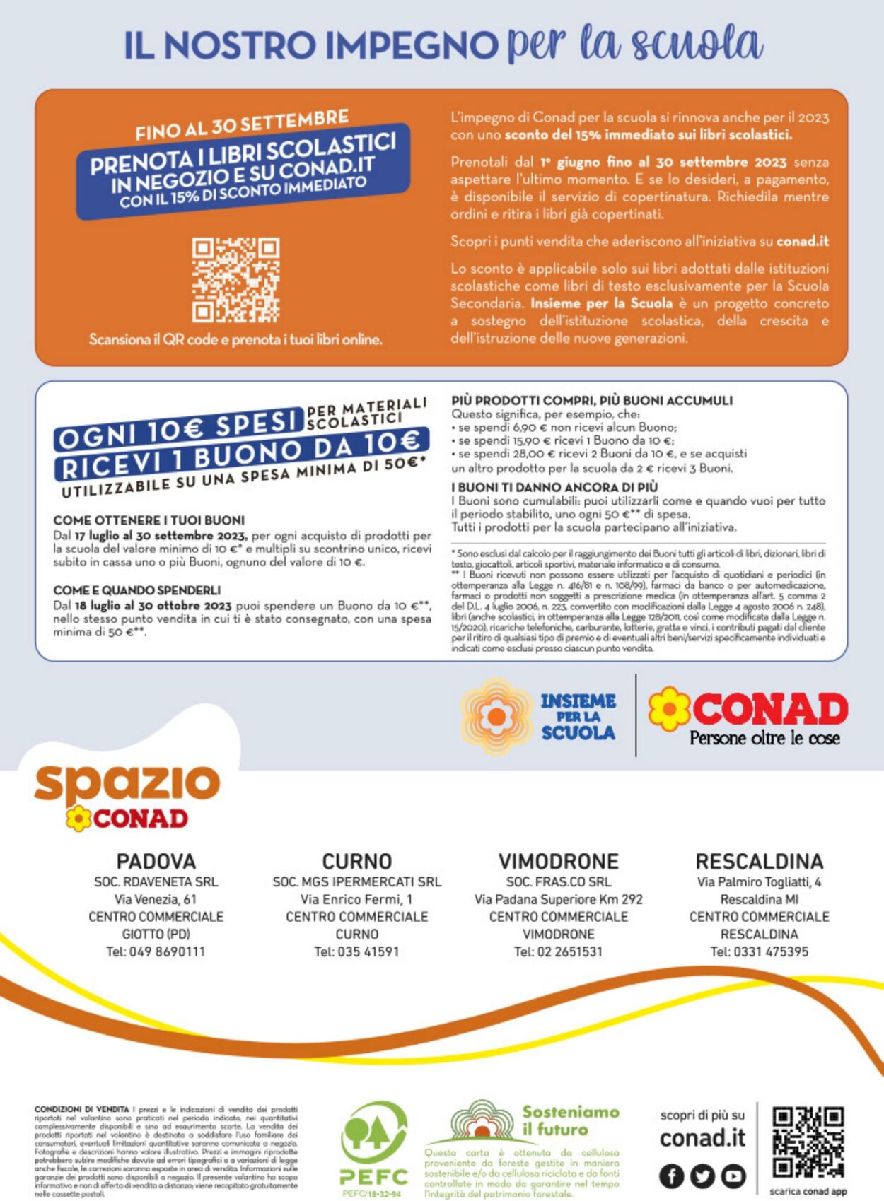 Volantino Conad 22.08.2023 - 30.09.2023