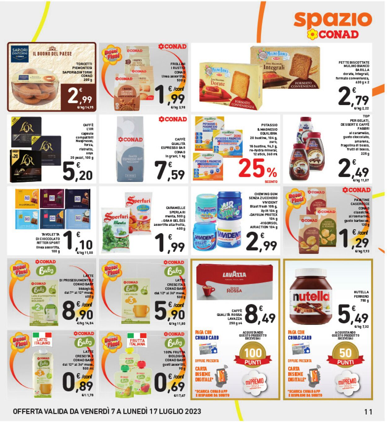 Volantino Conad 07.07.2023 - 17.07.2023