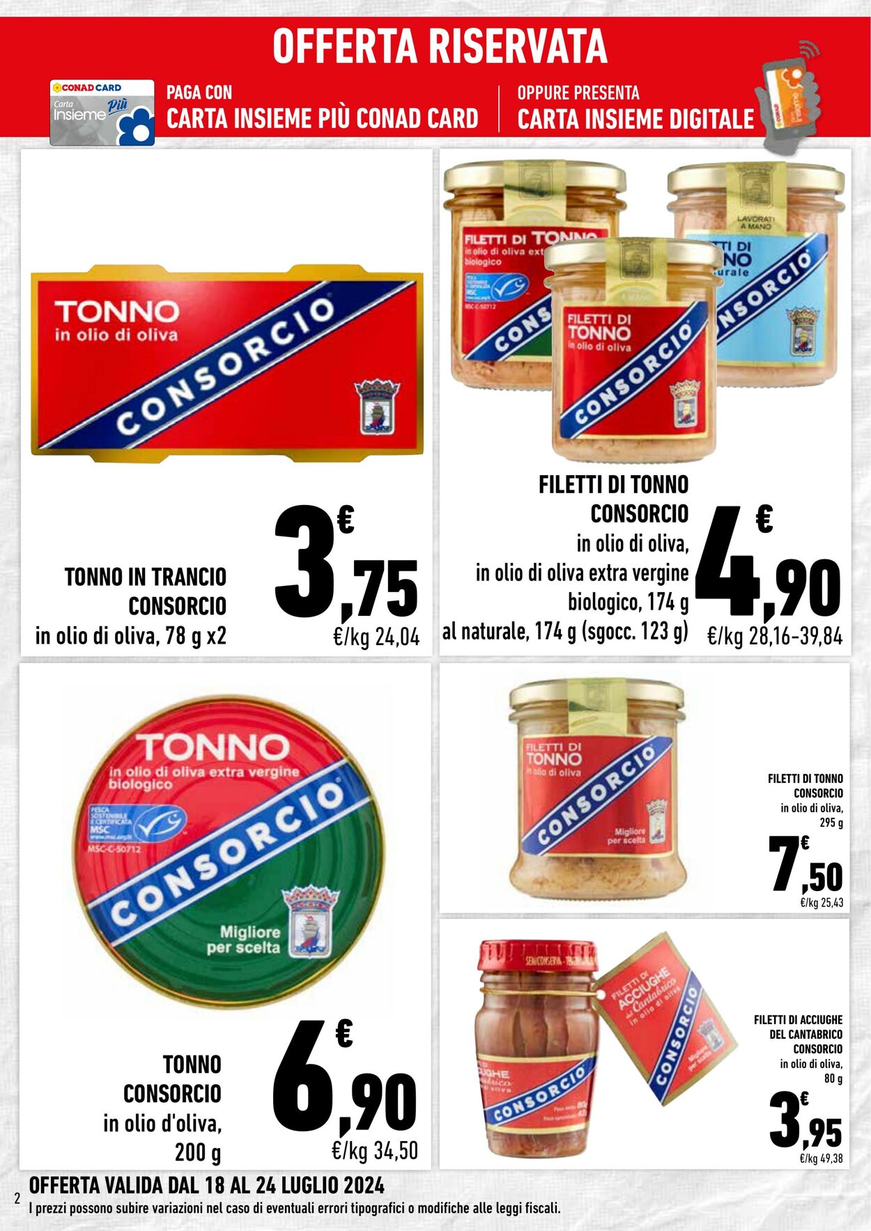 Volantino Conad 18.07.2024 - 24.07.2024