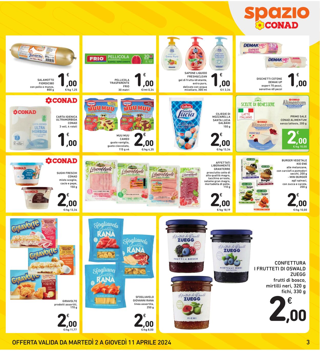 Volantino Conad 02.04.2024 - 11.04.2024