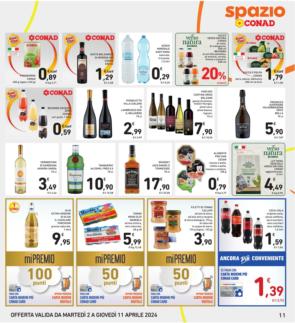 Volantino Conad 02.04.2024 - 11.04.2024