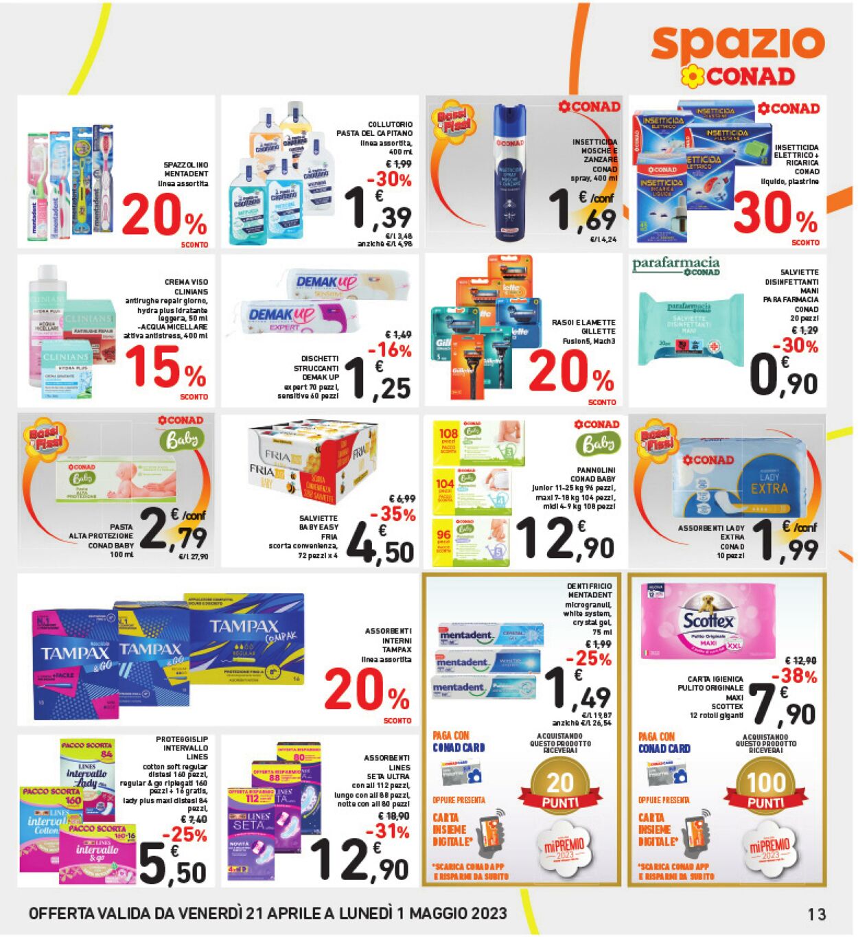 Volantino Conad 21.04.2023 - 01.05.2023