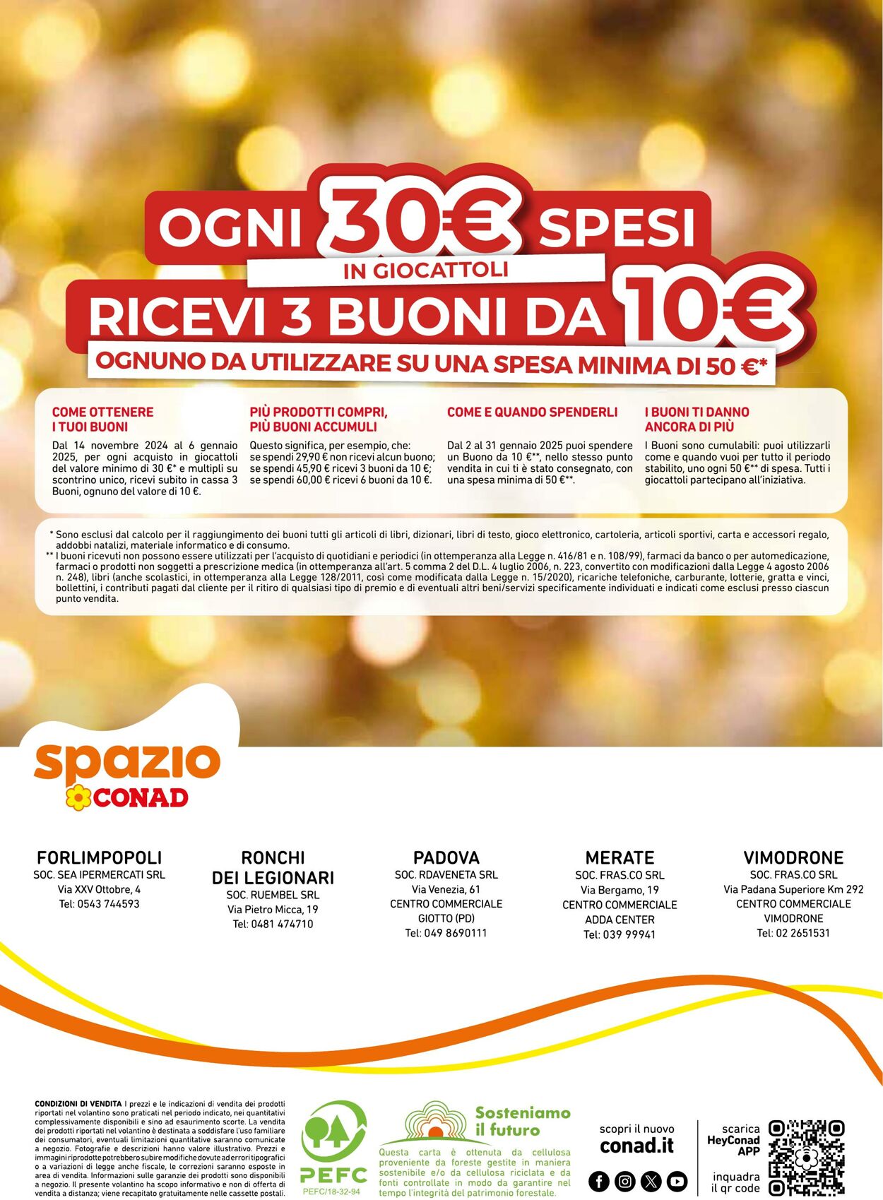 Volantino Conad 14.11.2024 - 24.12.2024