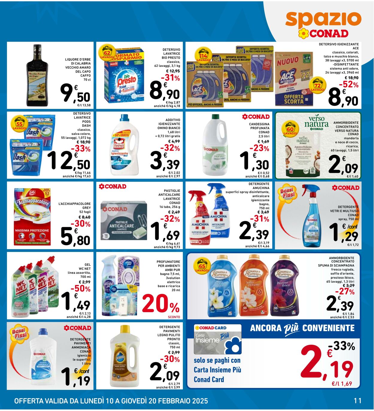 Volantino Conad 10.02.2025 - 20.02.2025