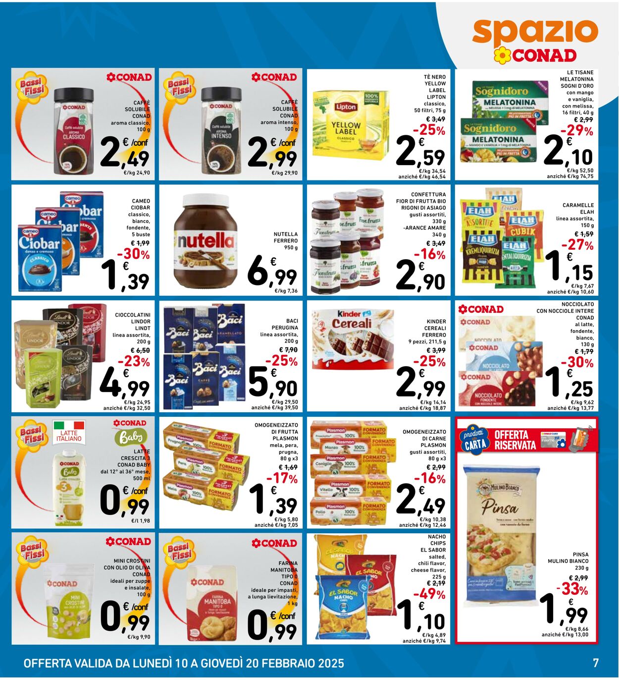 Volantino Conad 10.02.2025 - 20.02.2025