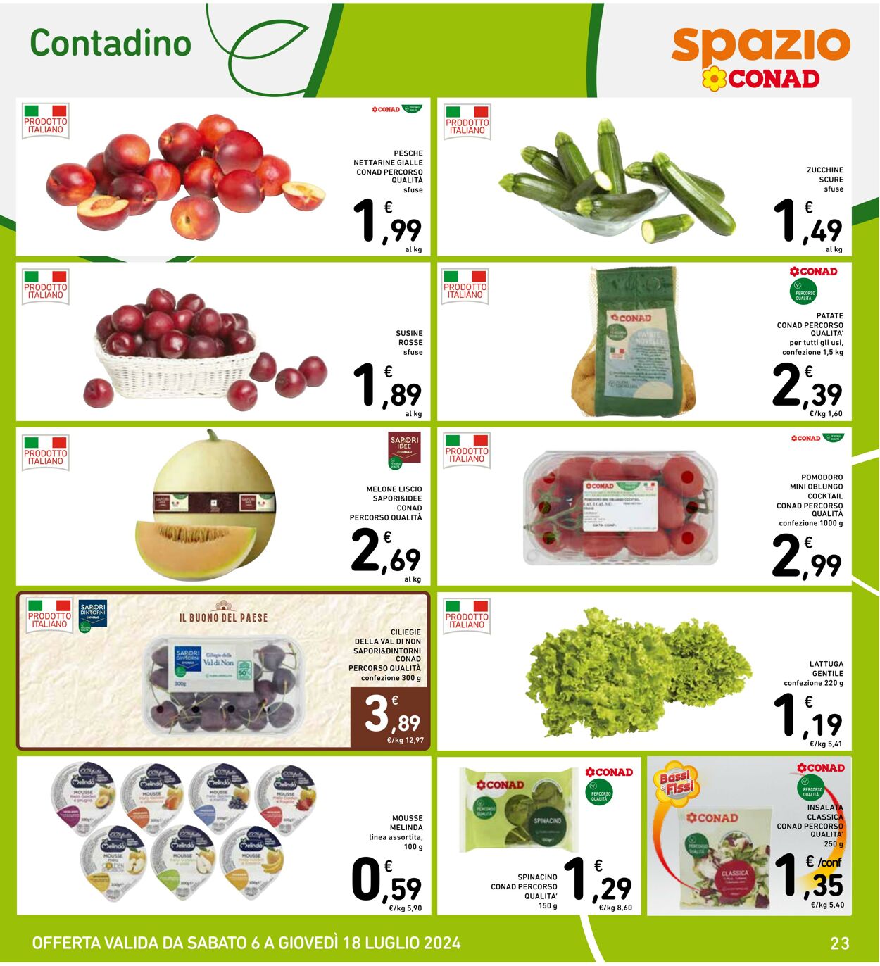 Volantino Conad 06.07.2024 - 18.07.2024