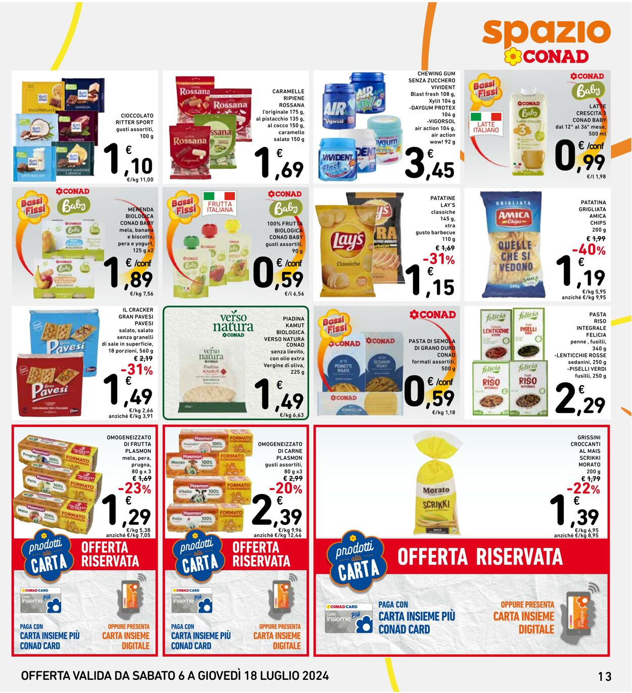 Volantino Conad 06.07.2024 - 18.07.2024