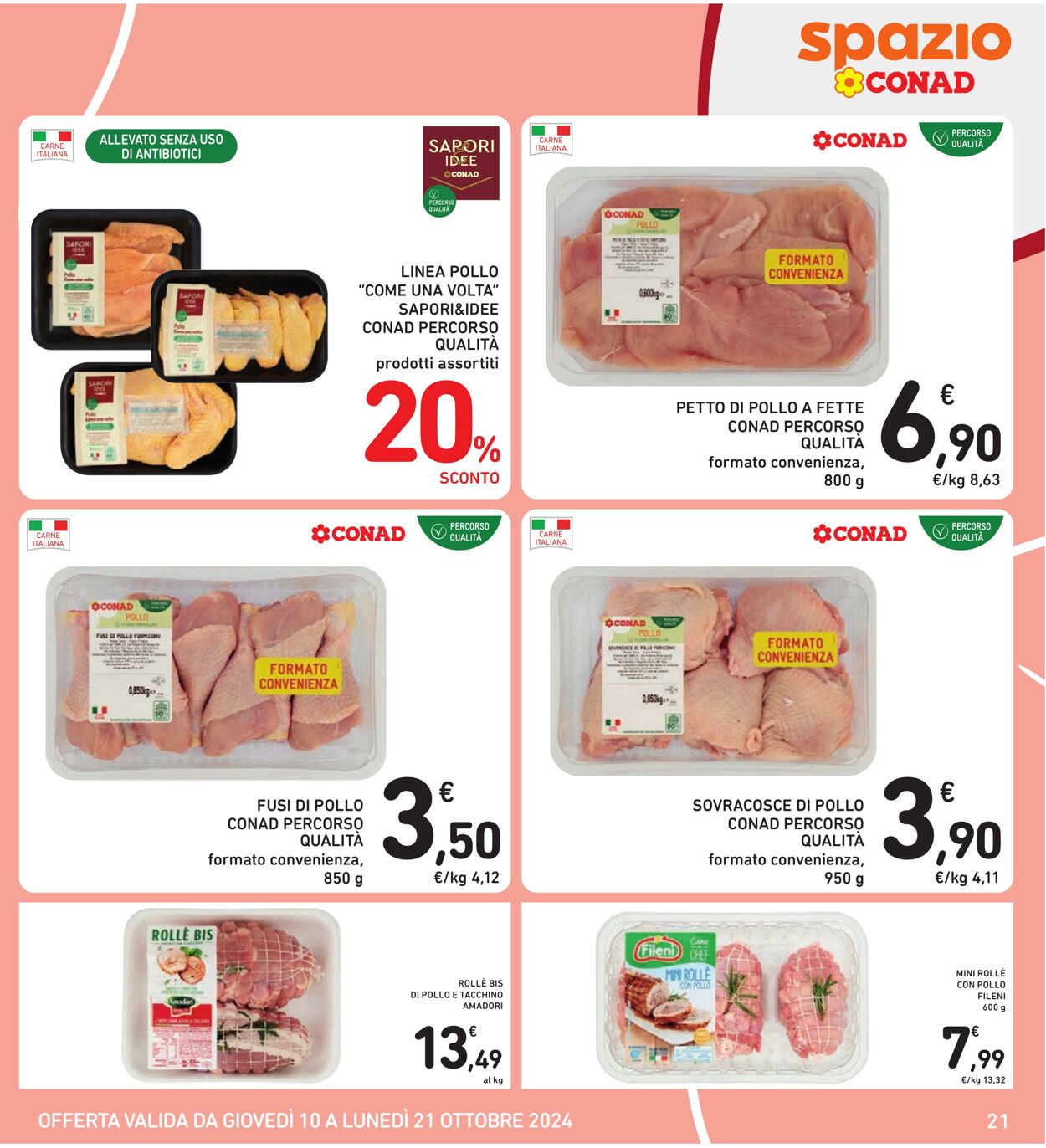 Volantino Conad 10.10.2024 - 21.10.2024