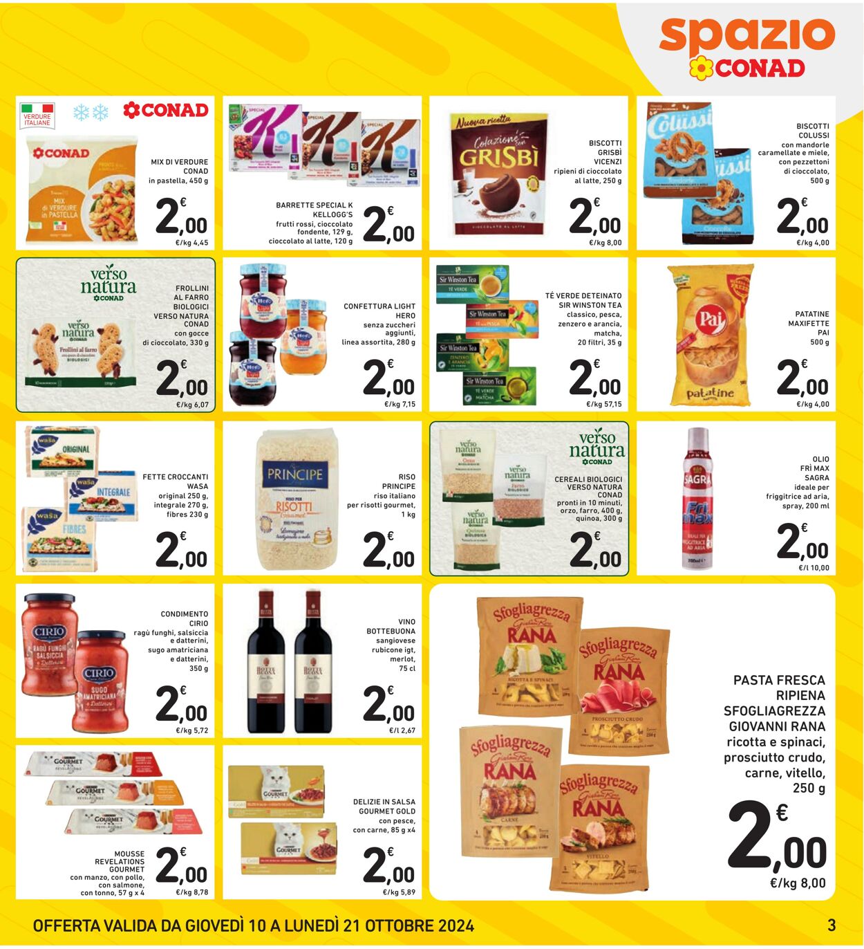 Volantino Conad 10.10.2024 - 21.10.2024