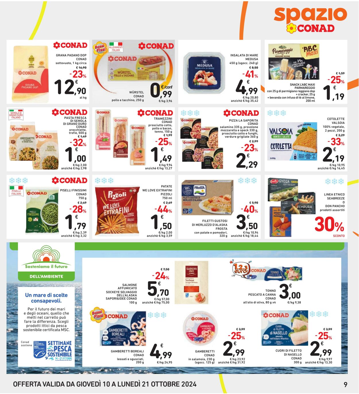 Volantino Conad 10.10.2024 - 21.10.2024