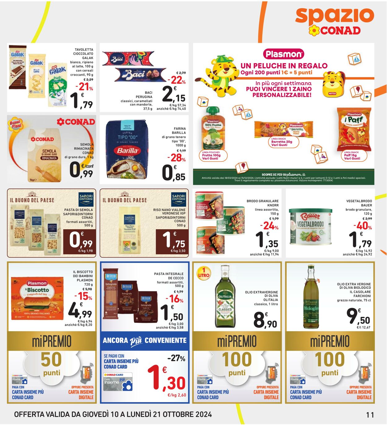 Volantino Conad 10.10.2024 - 21.10.2024