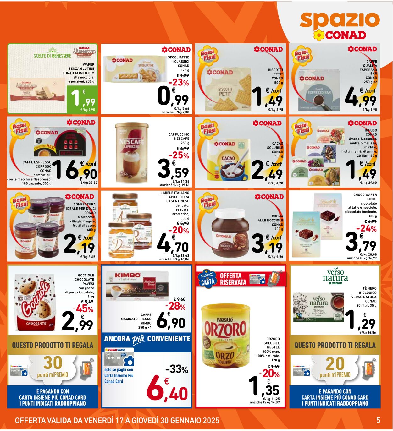 Volantino Conad 17.01.2025 - 30.01.2025