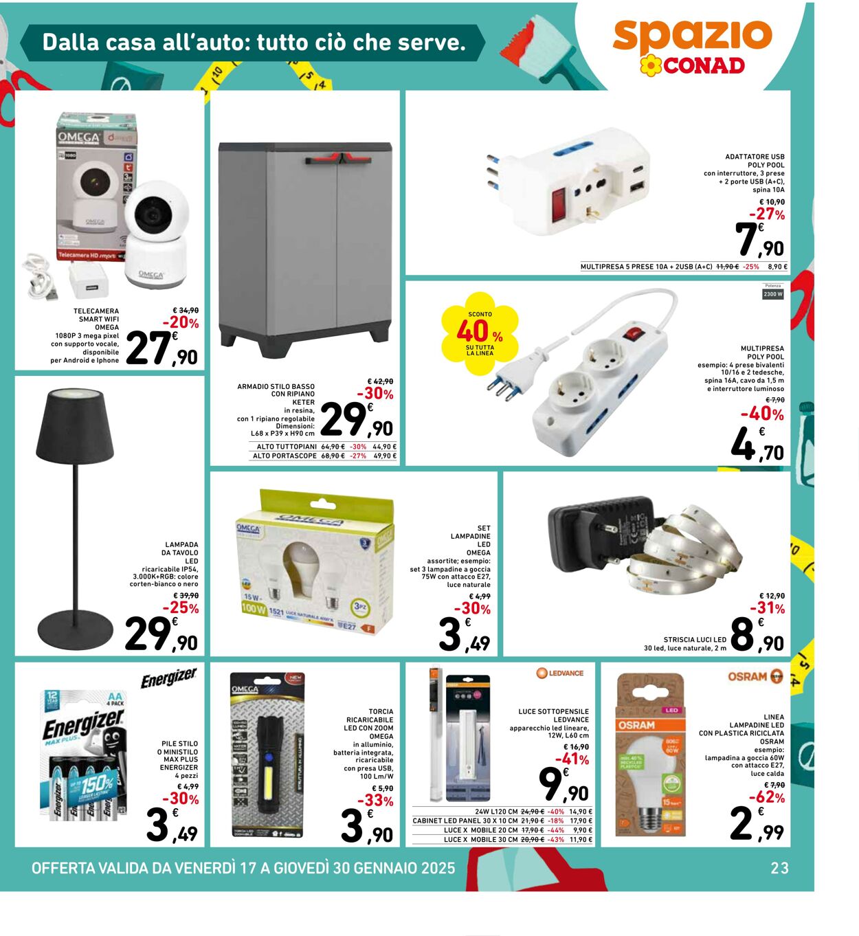 Volantino Conad 17.01.2025 - 30.01.2025