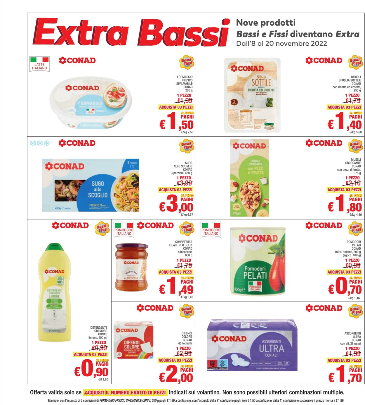 Volantino Conad 08.11.2022 - 20.11.2022