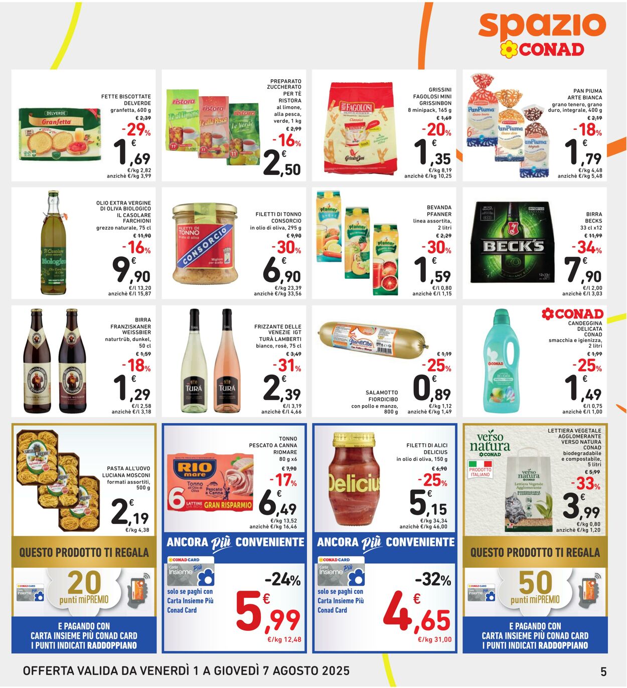 Volantino Conad 06.08.2025 - 06.08.2025