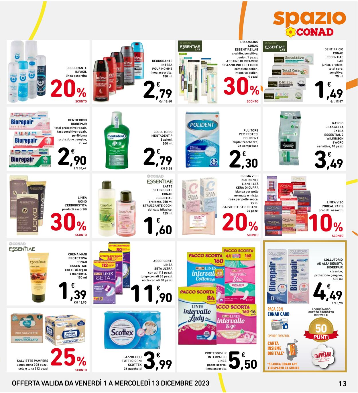 Volantino Conad 01.12.2023 - 10.12.2023