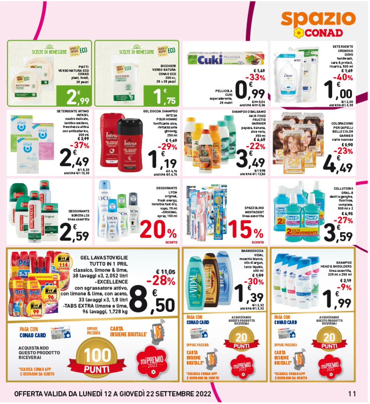 Volantino Conad 12.09.2022 - 22.09.2022