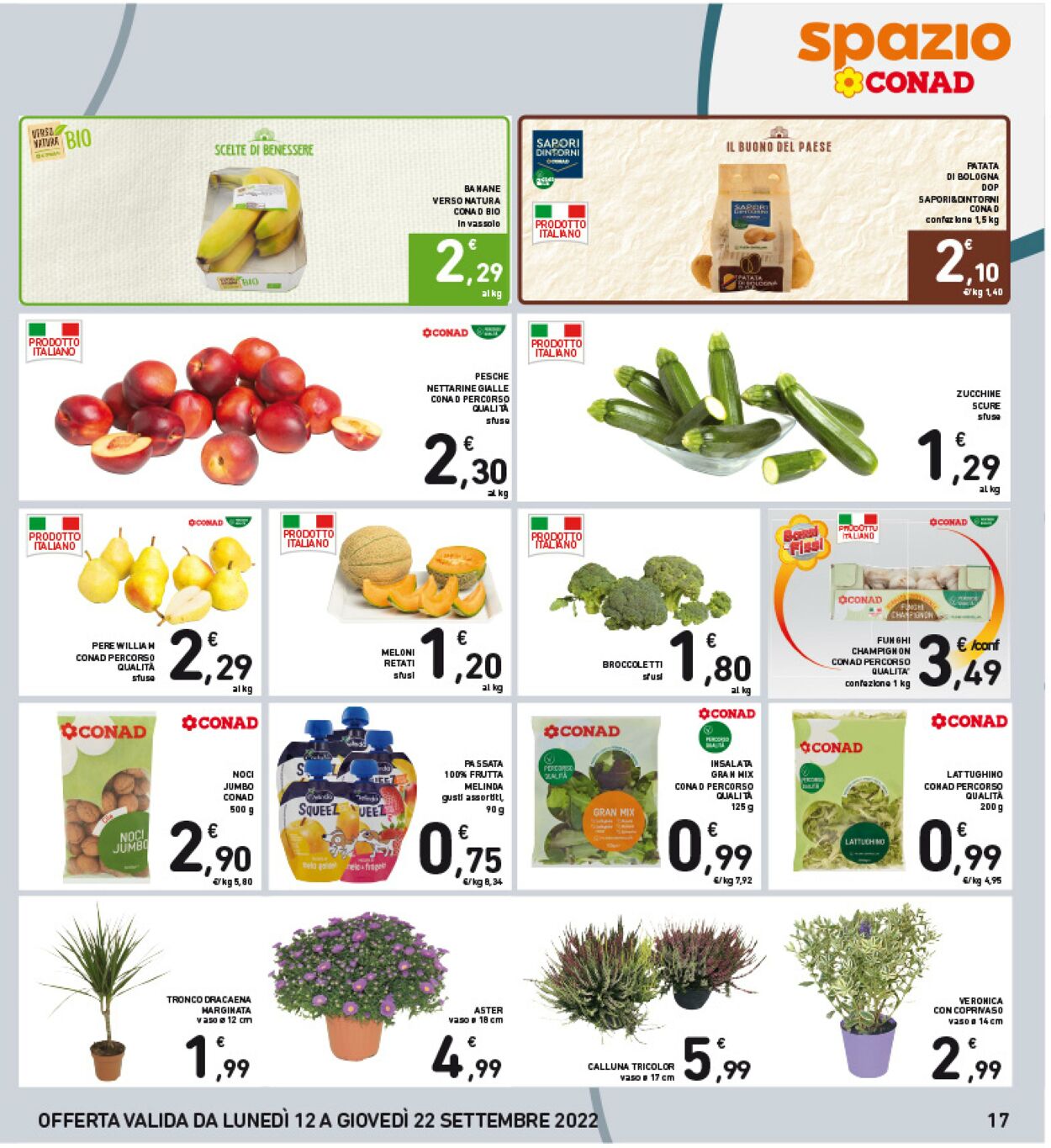 Volantino Conad 12.09.2022 - 22.09.2022